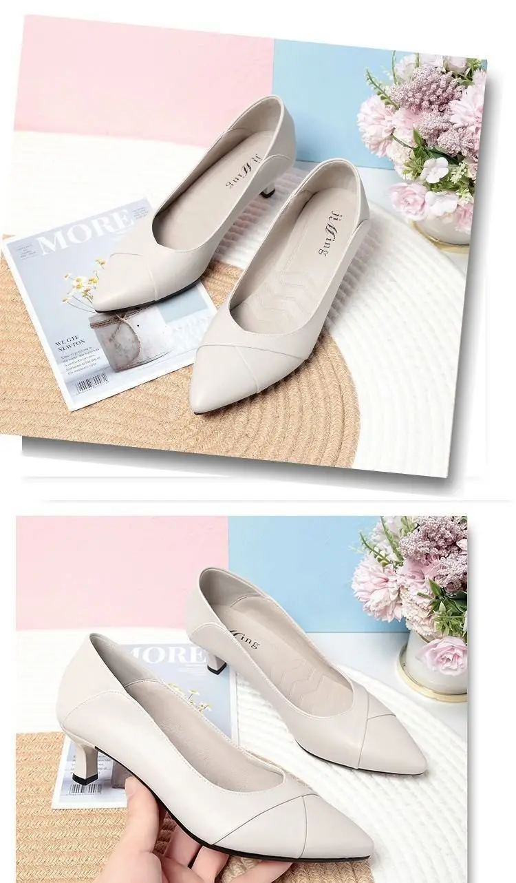 White Slip-on Heels for Women Spring 2025 — feature 10