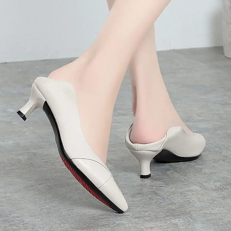 White Slip-on Heels for Women Spring 2025 — feature 13