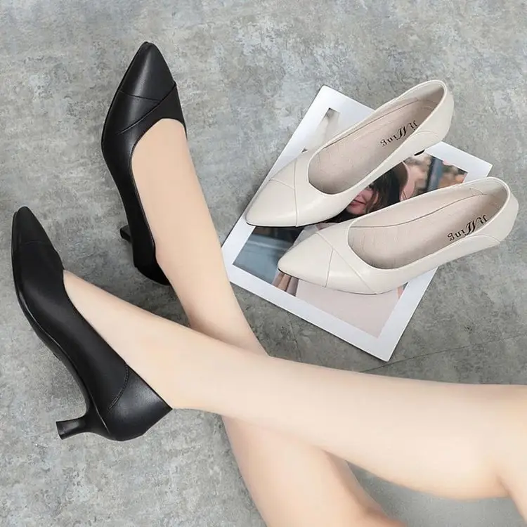 White Slip-on Heels for Women Spring 2025 — feature 14