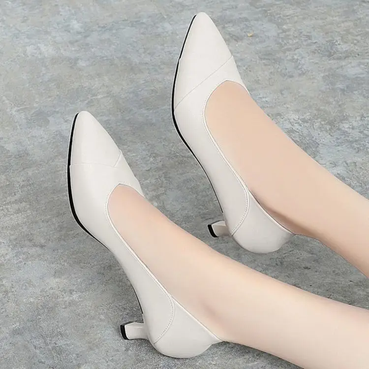 White Slip-on Heels for Women Spring 2025 — feature 15
