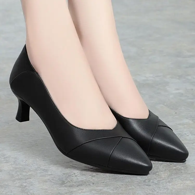 White Slip-on Heels for Women Spring 2025 — feature 3