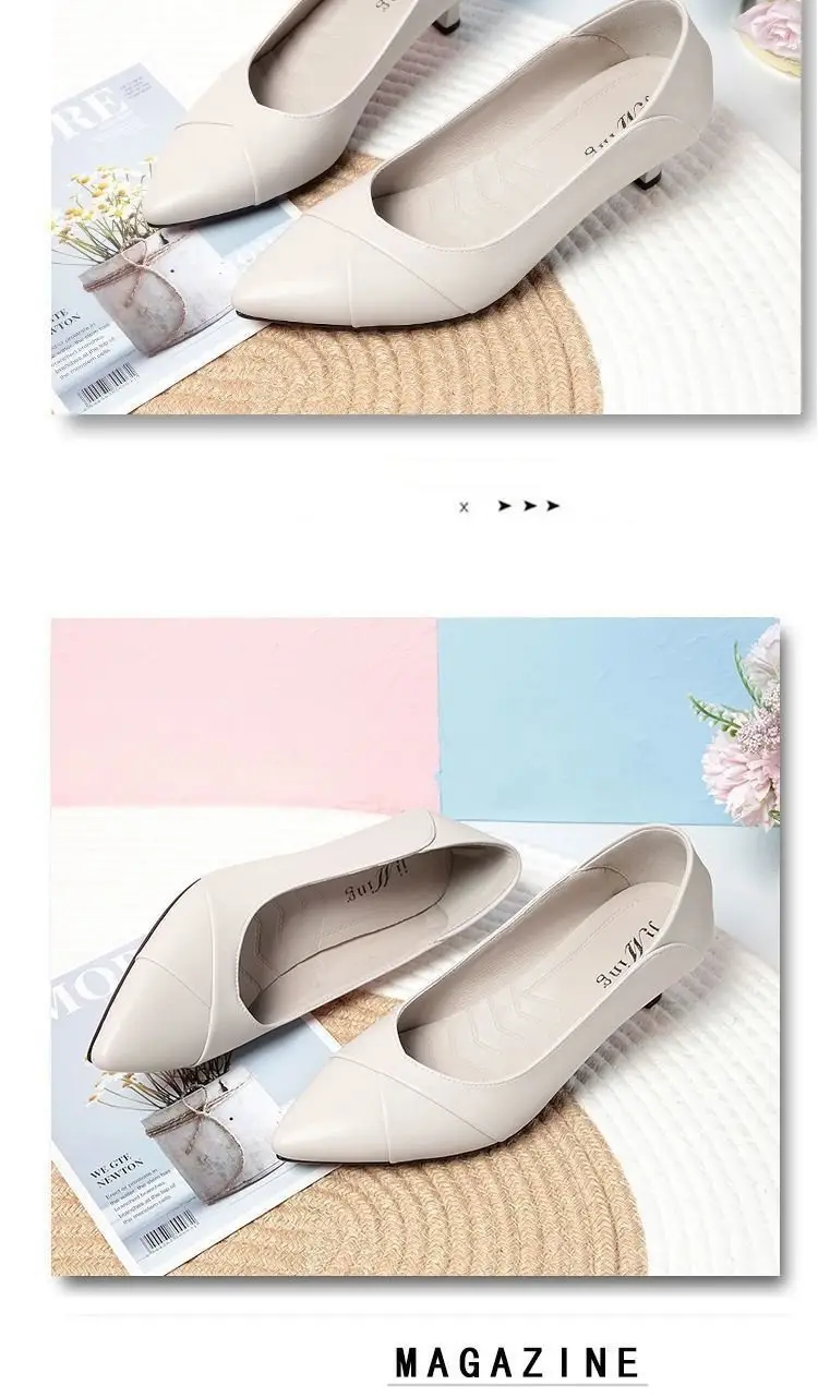 White Slip-on Heels for Women Spring 2025 — feature 9