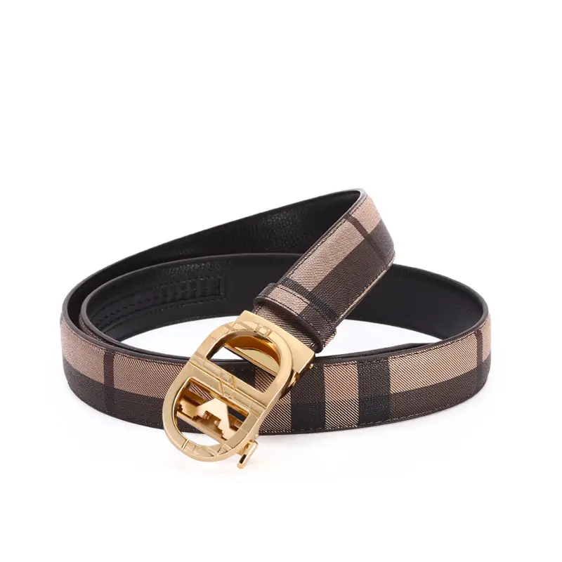 New Men's Automatic Buckle Belt with Logo - Image 8