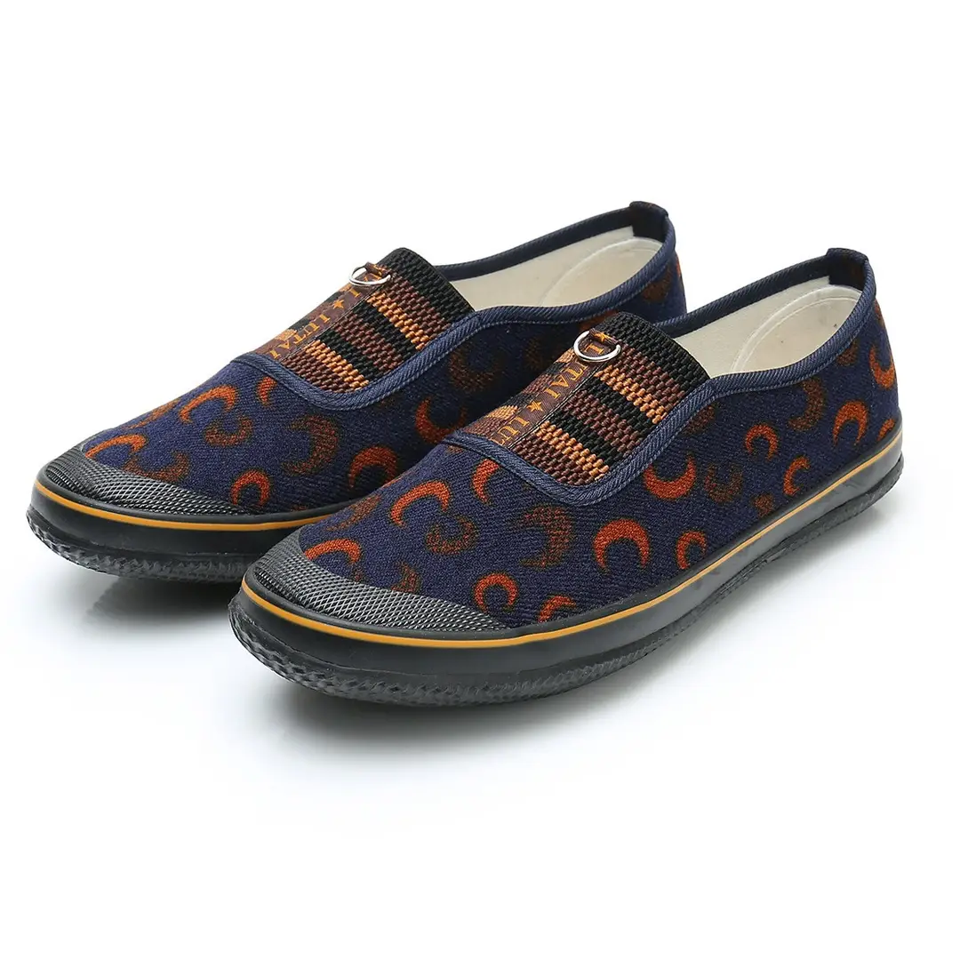 Lutai middle-aged mother shoes middle-aged and elderly shoes flat shoes slip-on canvas shoes loafer shoes for the elderly women's cloth shoes - Image 7