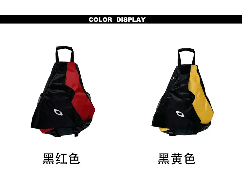 2024 Lightweight Sports Backpack for Men Women Black Yellow — feature 10
