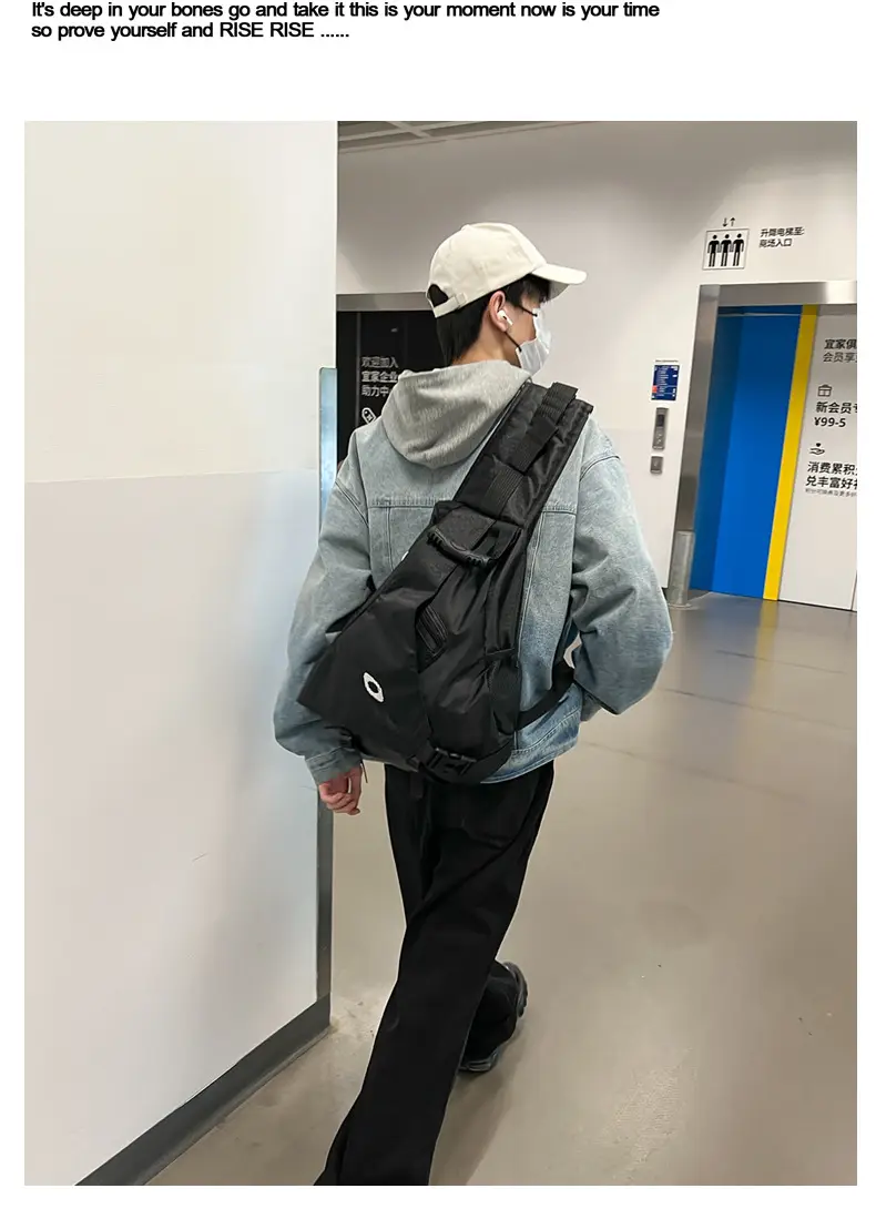 2024 Lightweight Sports Backpack for Men Women Black Yellow — feature 4