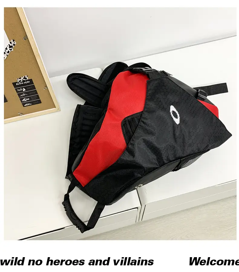 2024 Lightweight Sports Backpack for Men Women Black Yellow — feature 43