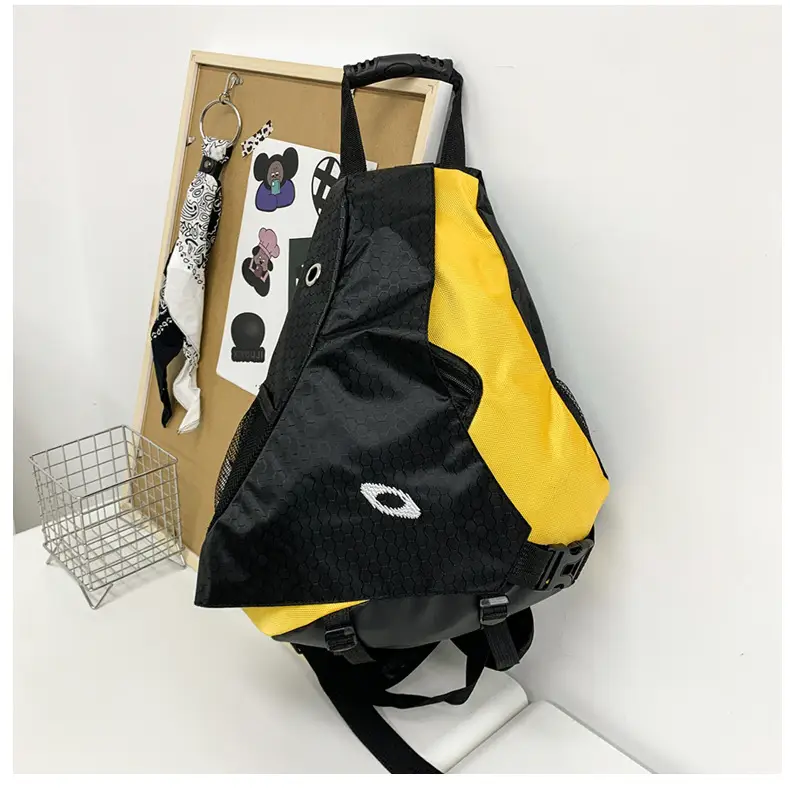 2024 Lightweight Sports Backpack for Men Women Black Yellow — feature 44