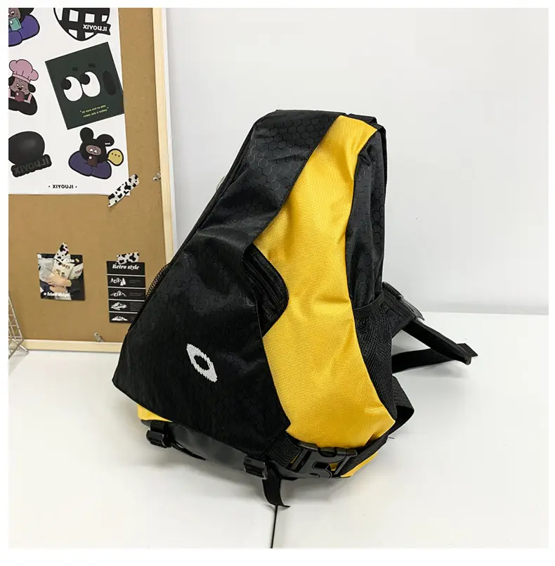 2024 Lightweight Sports Backpack for Men Women Black Yellow — feature 46