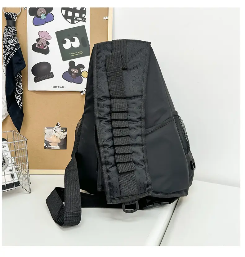 2024 Lightweight Sports Backpack for Men Women Black Yellow — feature 49
