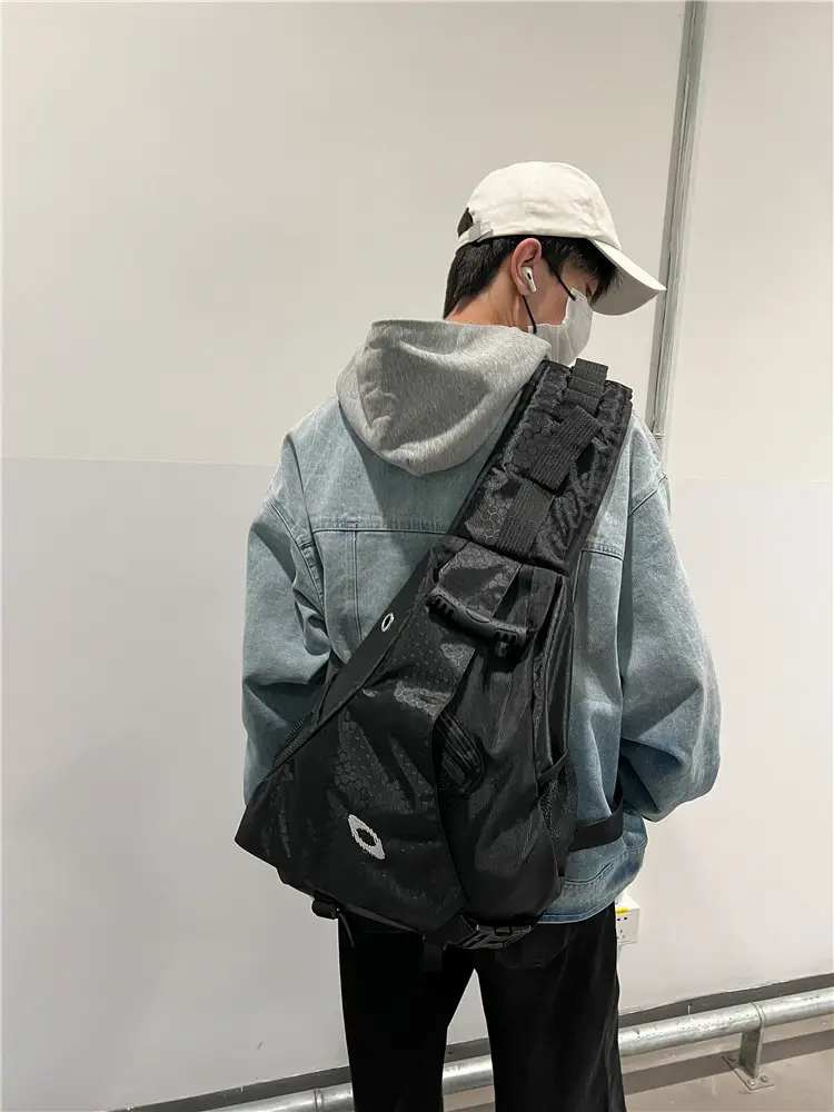 2024 Lightweight Sports Backpack for Men Women Black Yellow - Image 3
