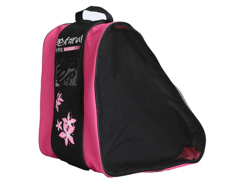Three-Layer Roller Skate Storage Bag Blue Black — feature 13