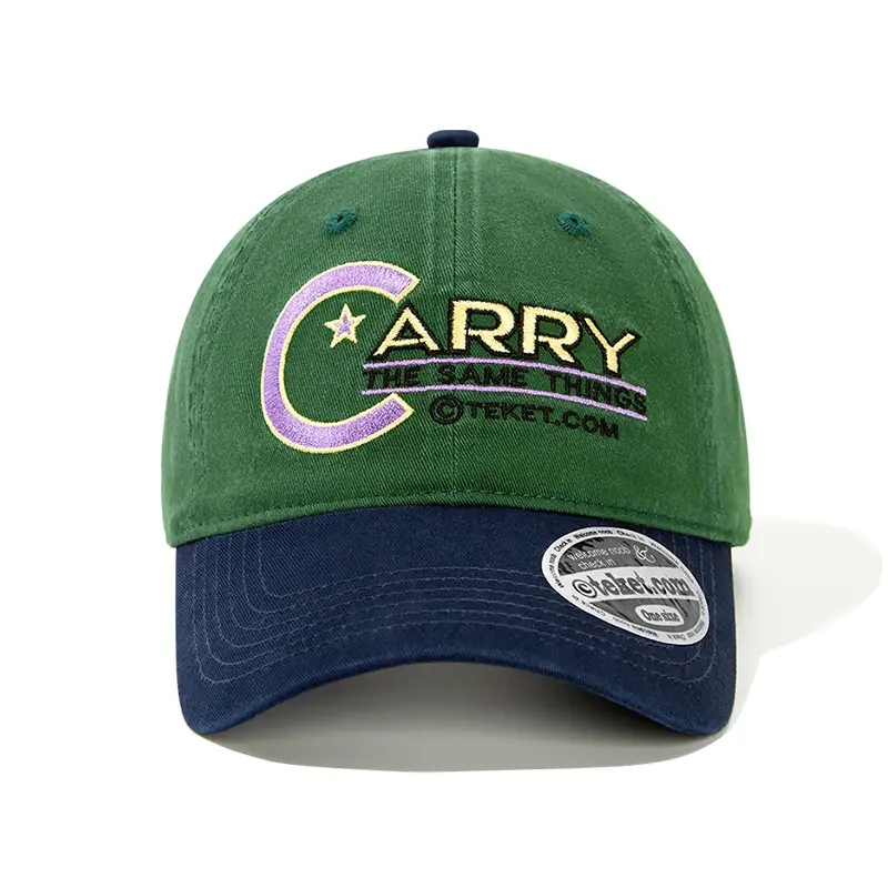 Maroon Retro Men's Baseball Cap with Embroidered Logo - Image 9