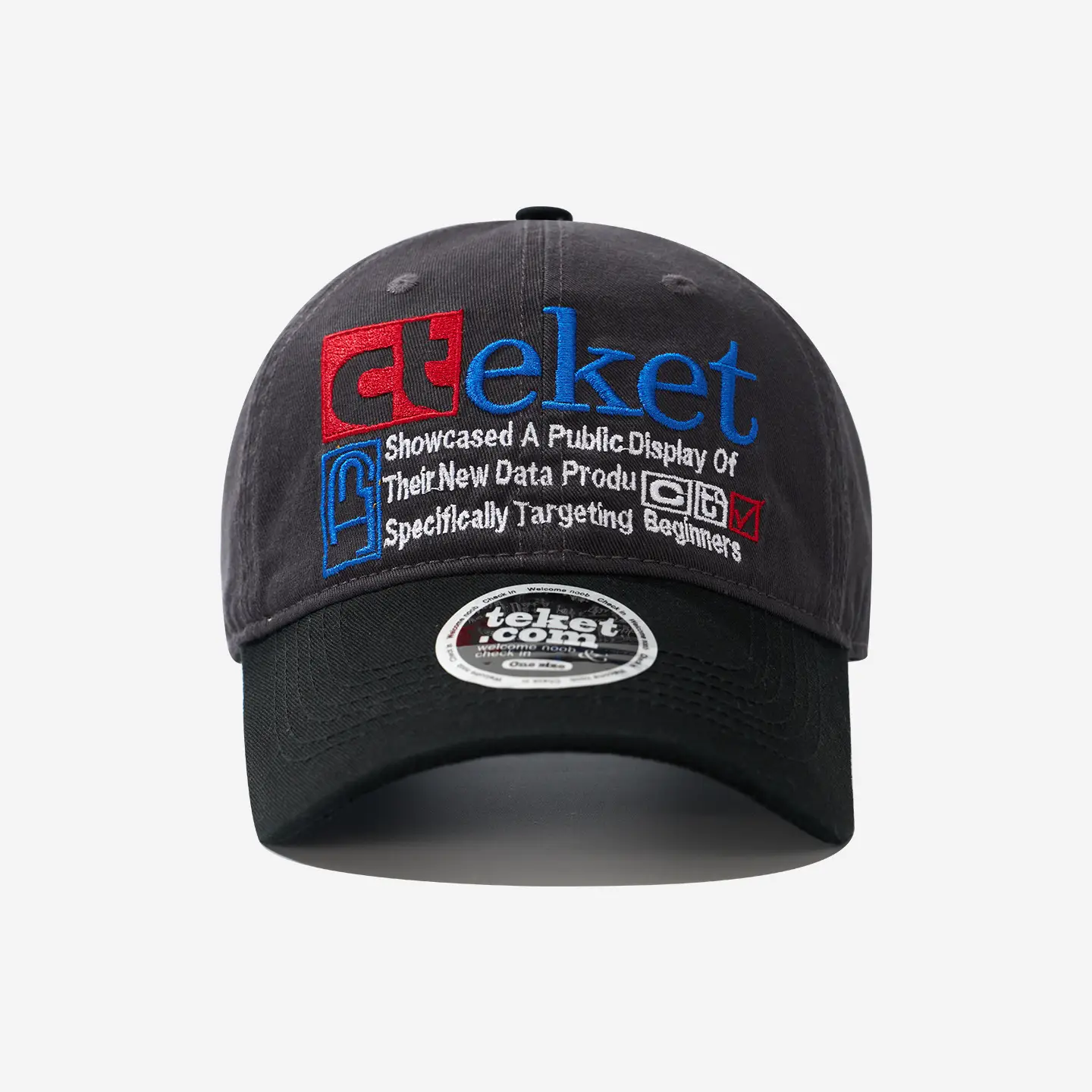 Maroon Retro Men's Baseball Cap with Embroidered Logo — feature 5