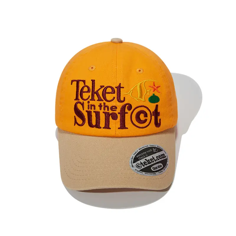 Maroon Retro Men's Baseball Cap with Embroidered Logo - Image 2