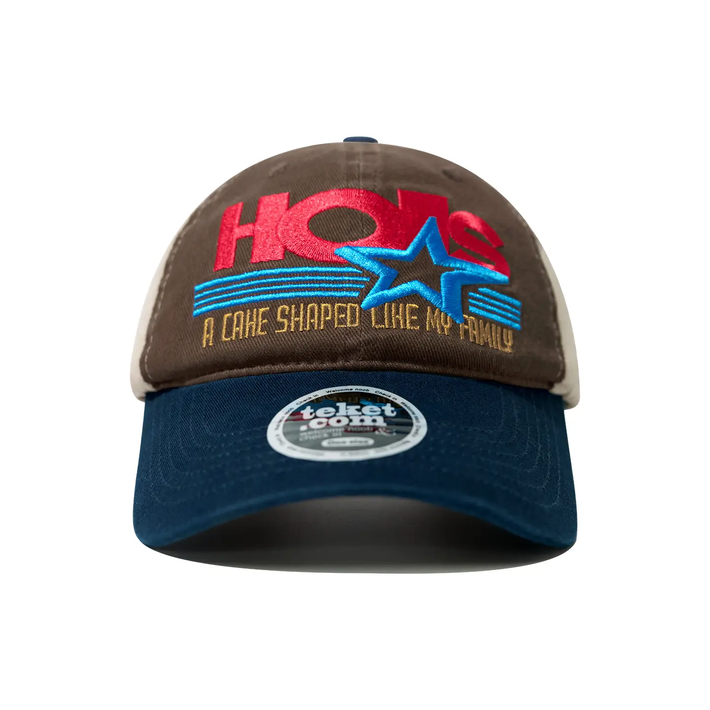 Maroon Retro Men's Baseball Cap with Embroidered Logo - Image 3