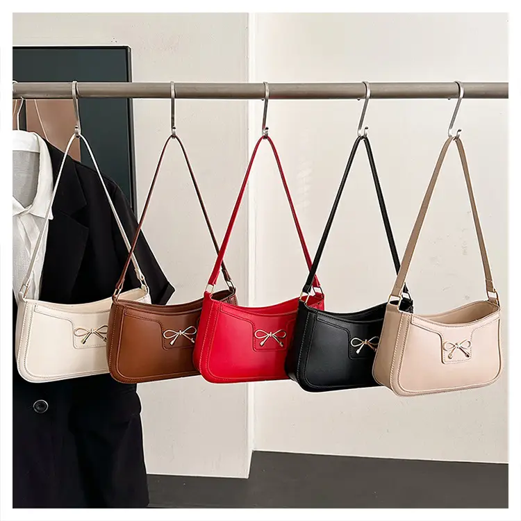 Women's One-shoulder Crossbody Bag Beige Retro Design — feature 18