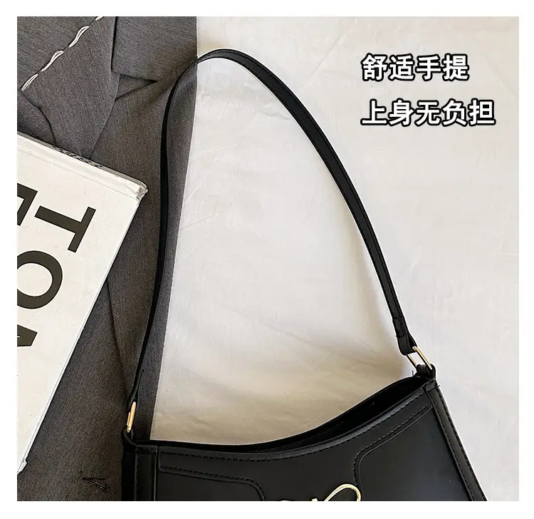 Women's One-shoulder Crossbody Bag Beige Retro Design — feature 5
