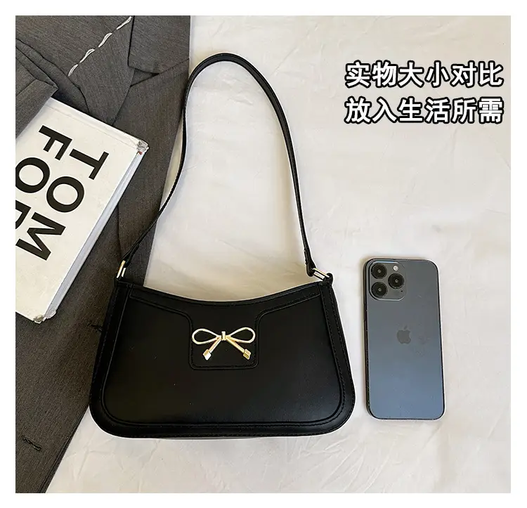 Women's One-shoulder Crossbody Bag Beige Retro Design — feature 6