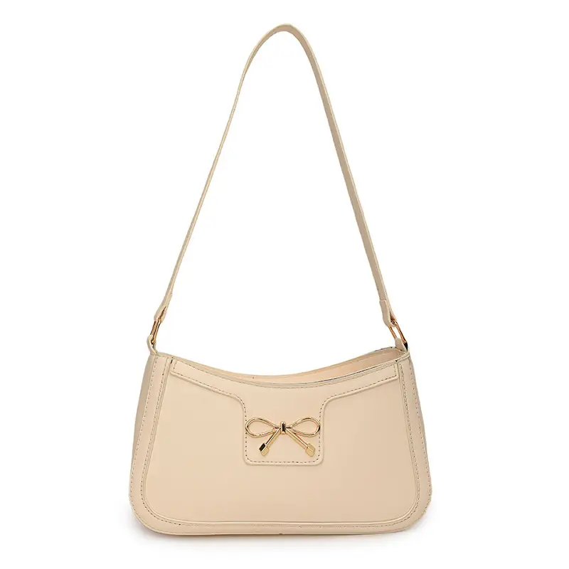 Women's One-shoulder Crossbody Bag Beige Retro Design