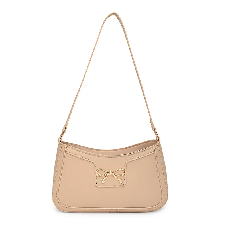 Women's One-shoulder Crossbody Bag Beige Retro Design