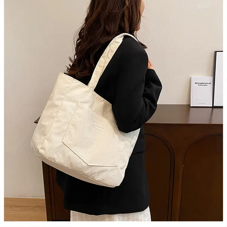 Vintage Velvet Tote Bag Women Winter New Shoulder Crossbody — feature 11