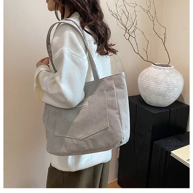 Vintage Velvet Tote Bag Women Winter New Shoulder Crossbody — feature 16