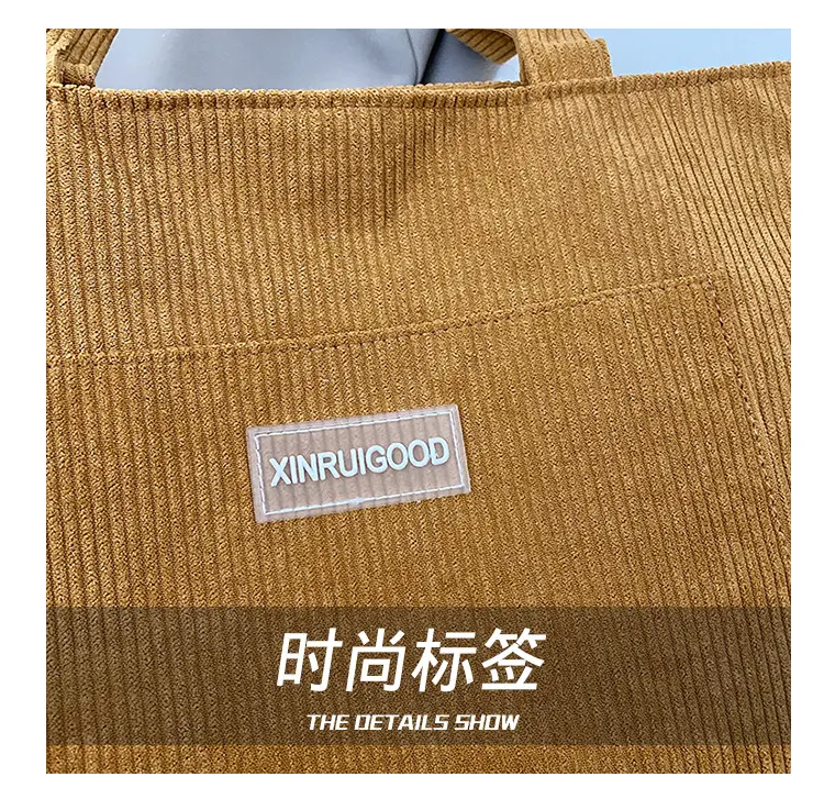 Vintage Velvet Tote Bag Women Winter New Shoulder Crossbody — feature 5