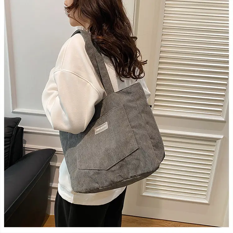 Vintage Velvet Tote Bag Women Winter New Shoulder Crossbody — feature 8