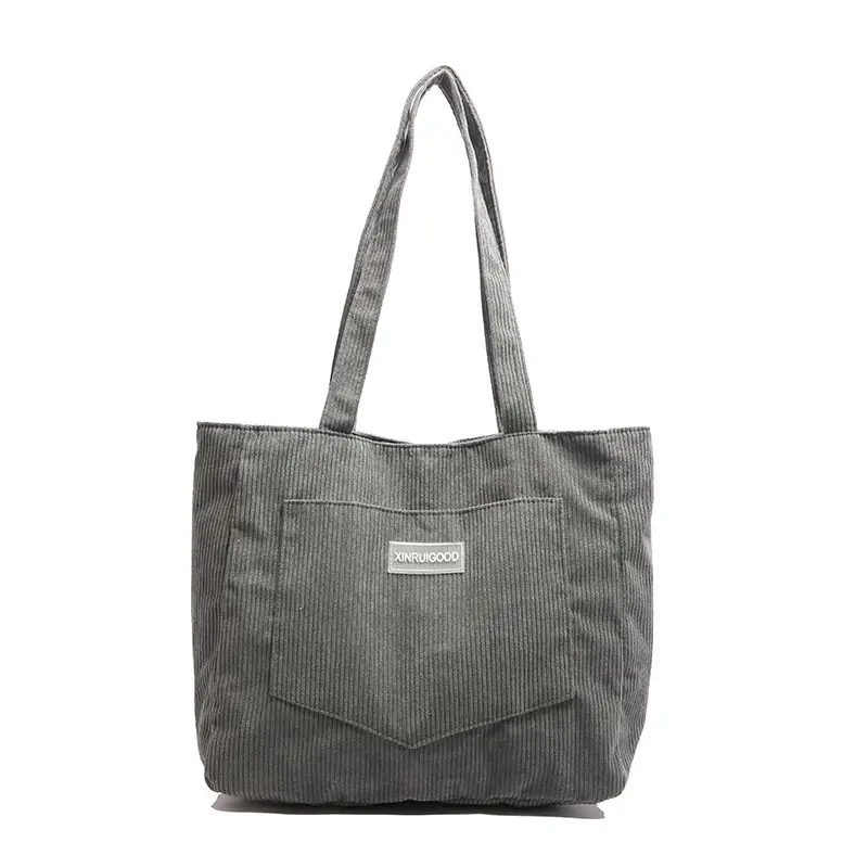 Vintage Velvet Tote Bag Women Winter New Shoulder Crossbody - Image 4