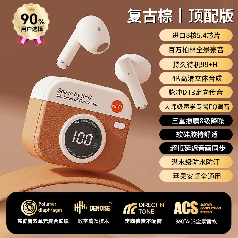 Cross-Border Q16 Bluetooth Earphones, Two Pairs in One, High-Quality Wireless Noise-Canceling Earphones with Long Battery Life, Sports Couple Style Earphones