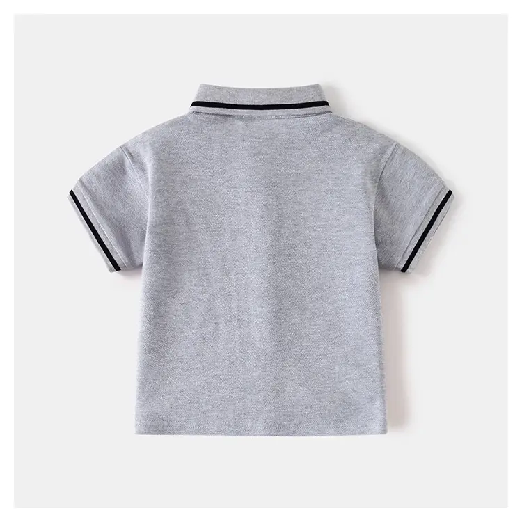 Boys Polo Shirt White Black 2026 Kids β feature 10