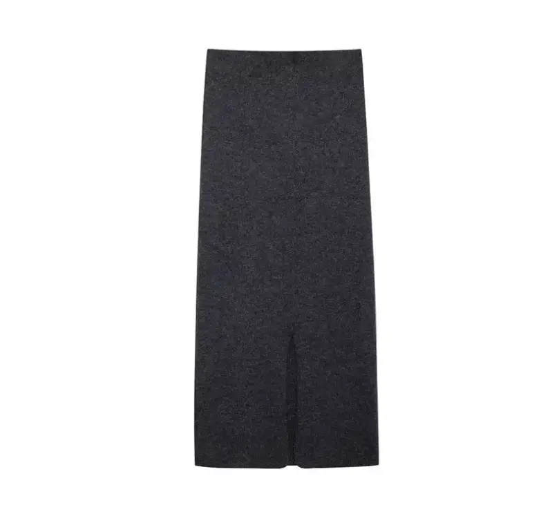 Dark Grey Knit Belt Belt Coat for Women — feature 8