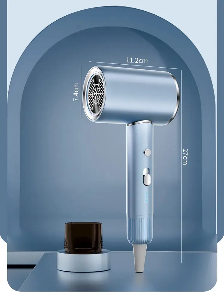 High Power Hair Dryer for Salon Use, Blue, Negative Ion, Quick Dry — feature 21