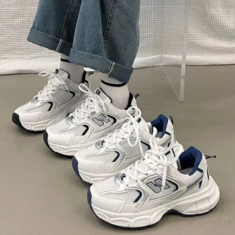White Thick-Strap Casual Sneakers for Kids & Teens — feature 11