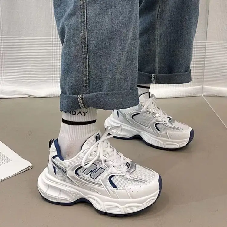 White Thick-Strap Casual Sneakers for Kids & Teens — feature 16
