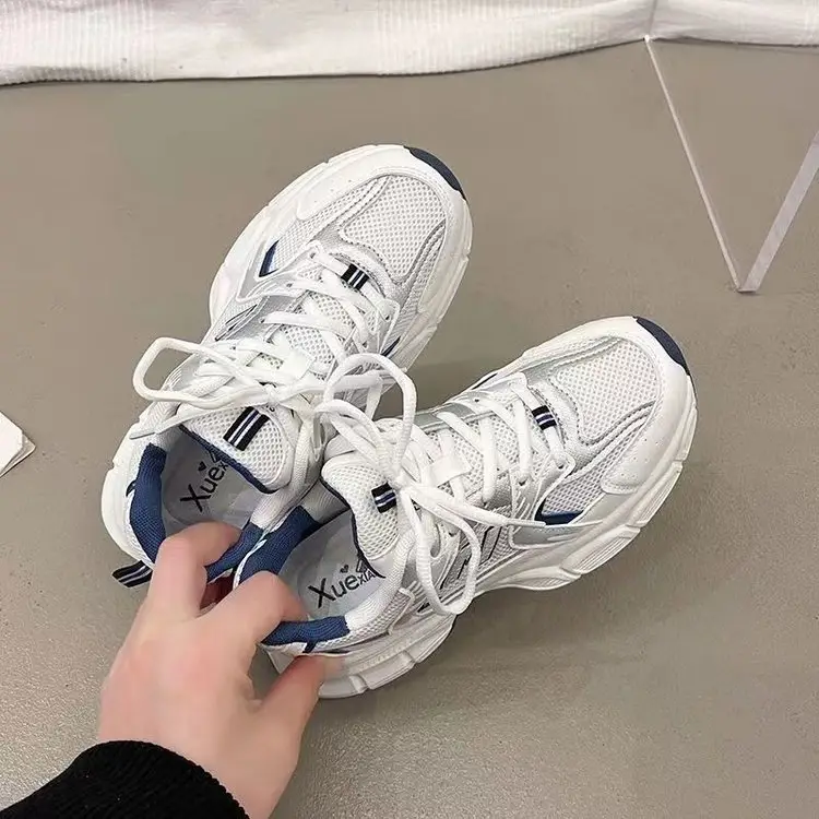 White Thick-Strap Casual Sneakers for Kids & Teens — feature 6