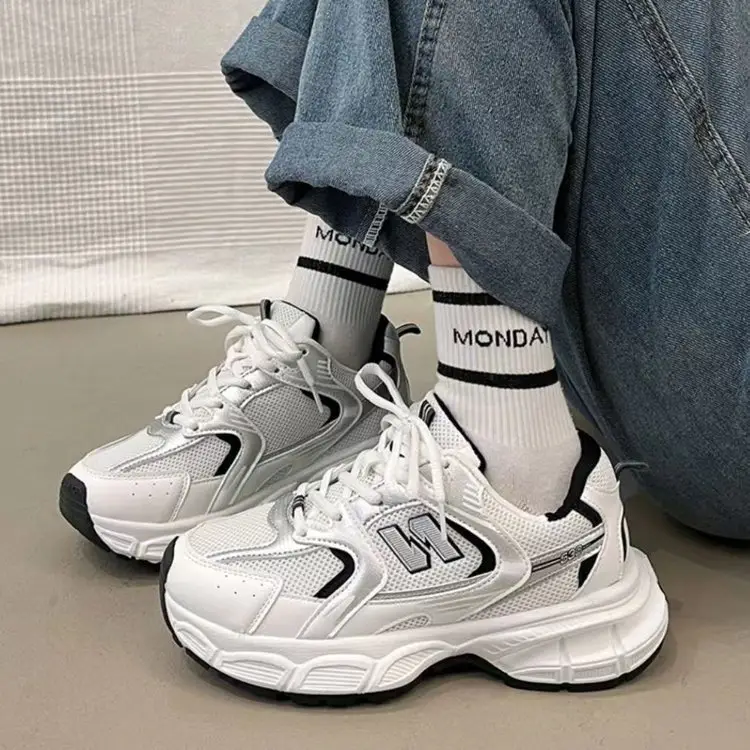 White Thick-Strap Casual Sneakers for Kids & Teens — feature 8