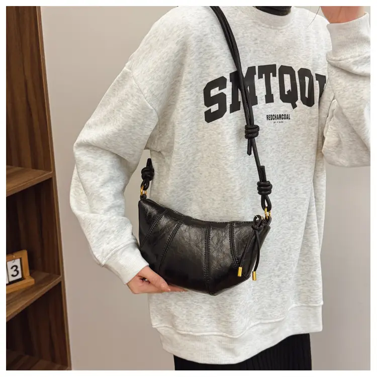 Brown Leather Shoulder Crossbody Bag for Women — feature 12