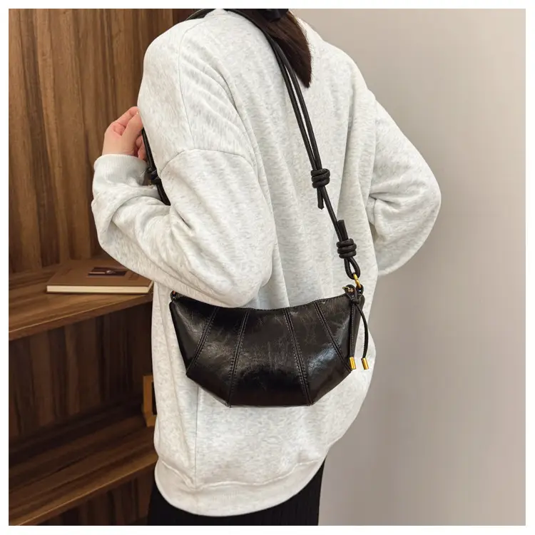 Brown Leather Shoulder Crossbody Bag for Women — feature 13
