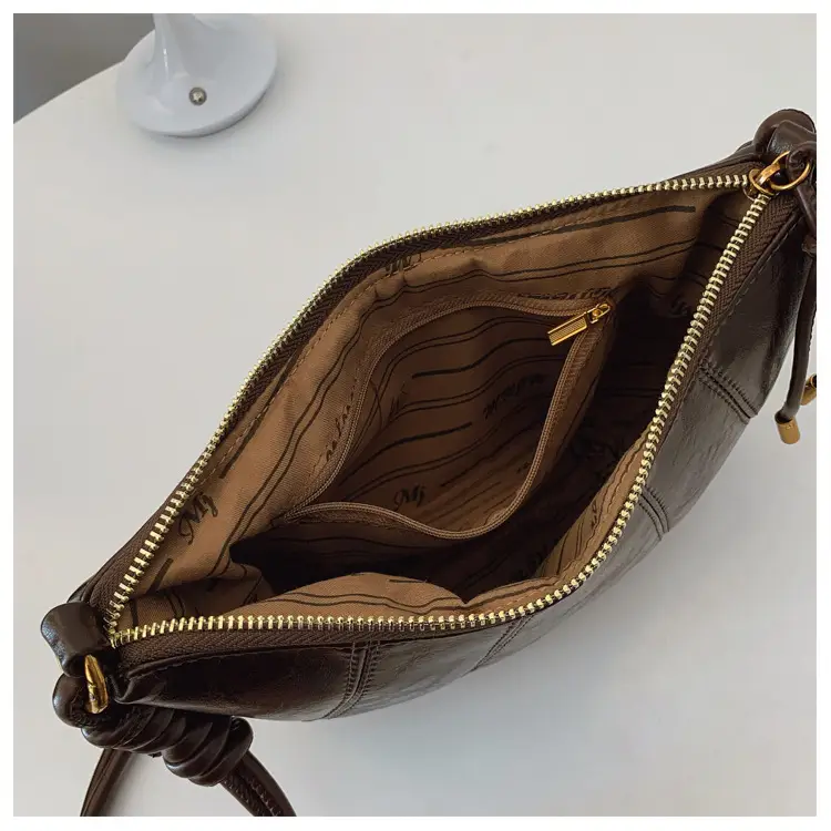 Brown Leather Shoulder Crossbody Bag for Women — feature 21