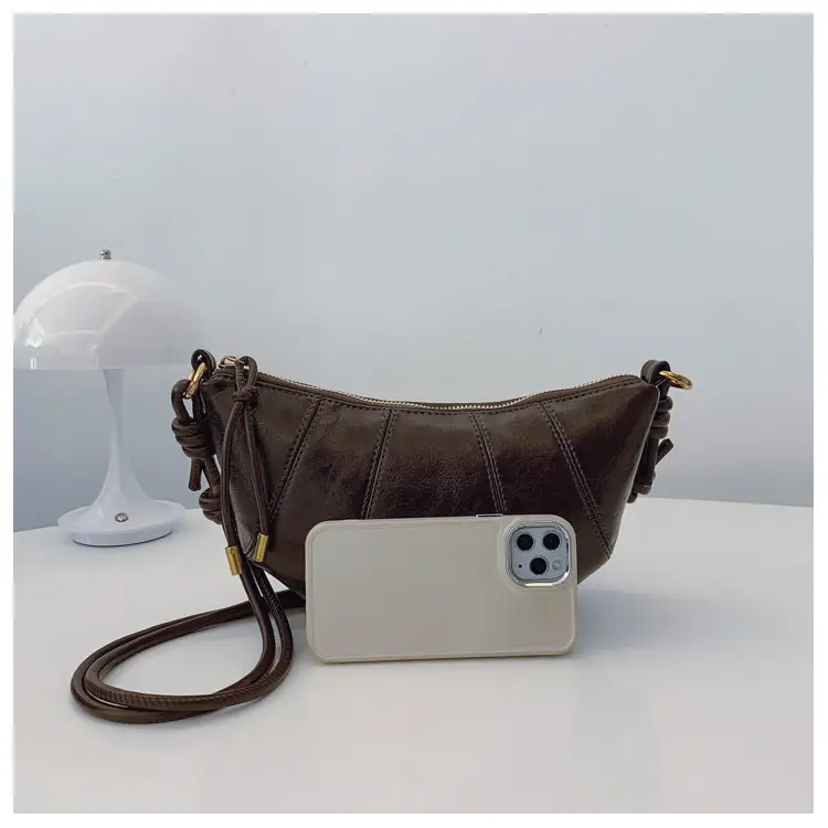 Brown Leather Shoulder Crossbody Bag for Women — feature 22