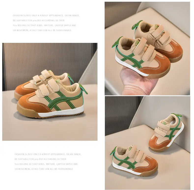 White Kids Sneakers with Velcro Closure — feature 16