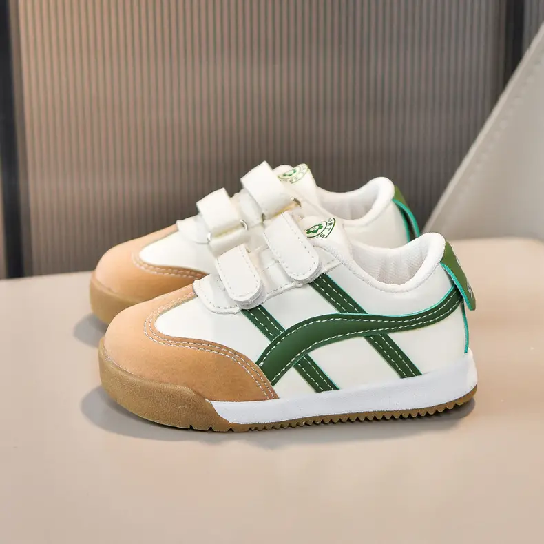 White Kids Sneakers with Velcro Closure — feature 23