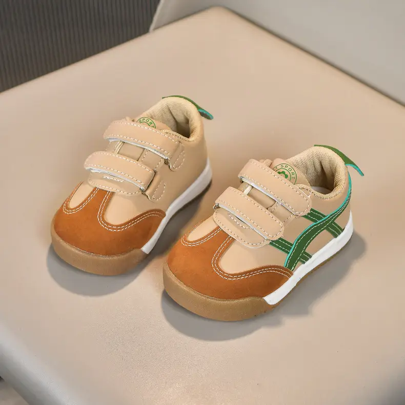 White Kids Sneakers with Velcro Closure — feature 27
