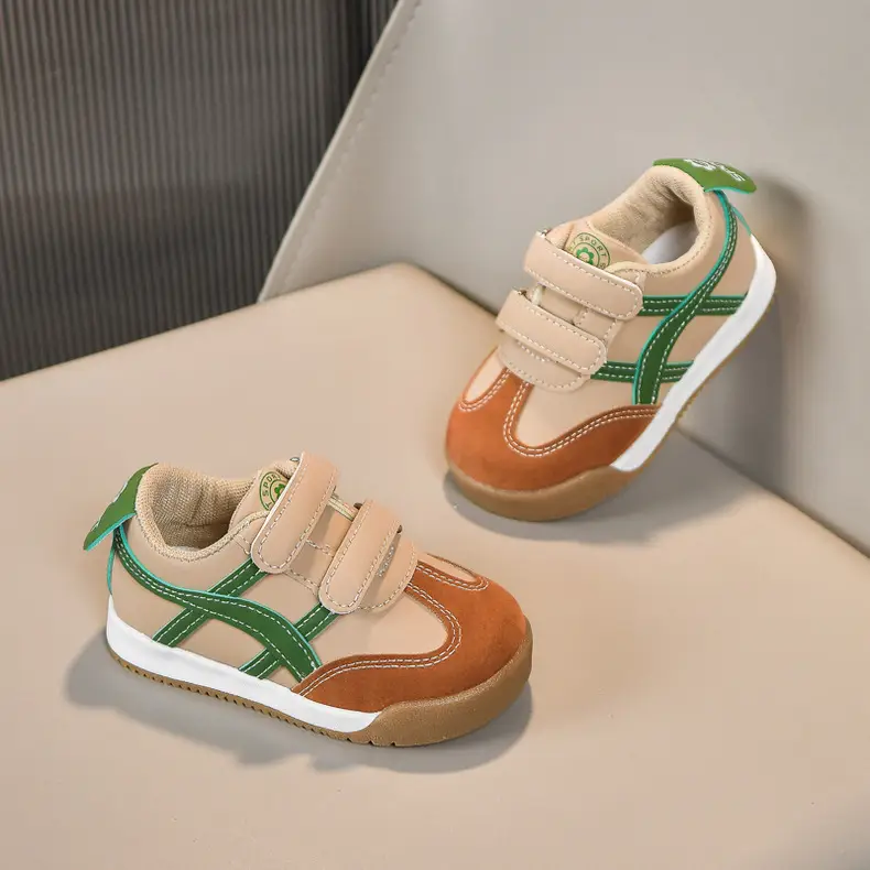 White Kids Sneakers with Velcro Closure — feature 28
