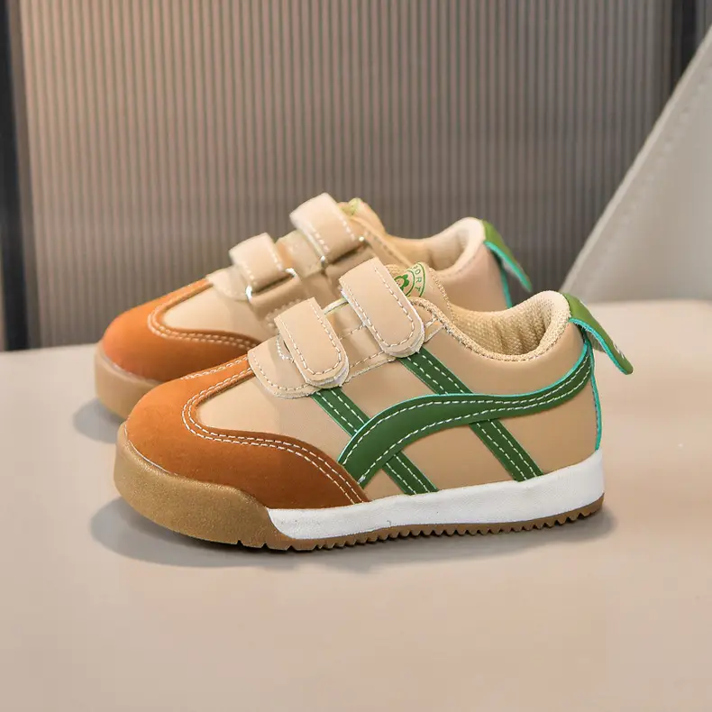 White Kids Sneakers with Velcro Closure — feature 29