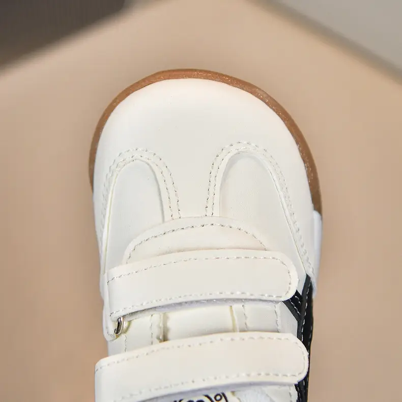 White Kids Sneakers with Velcro Closure — feature 36
