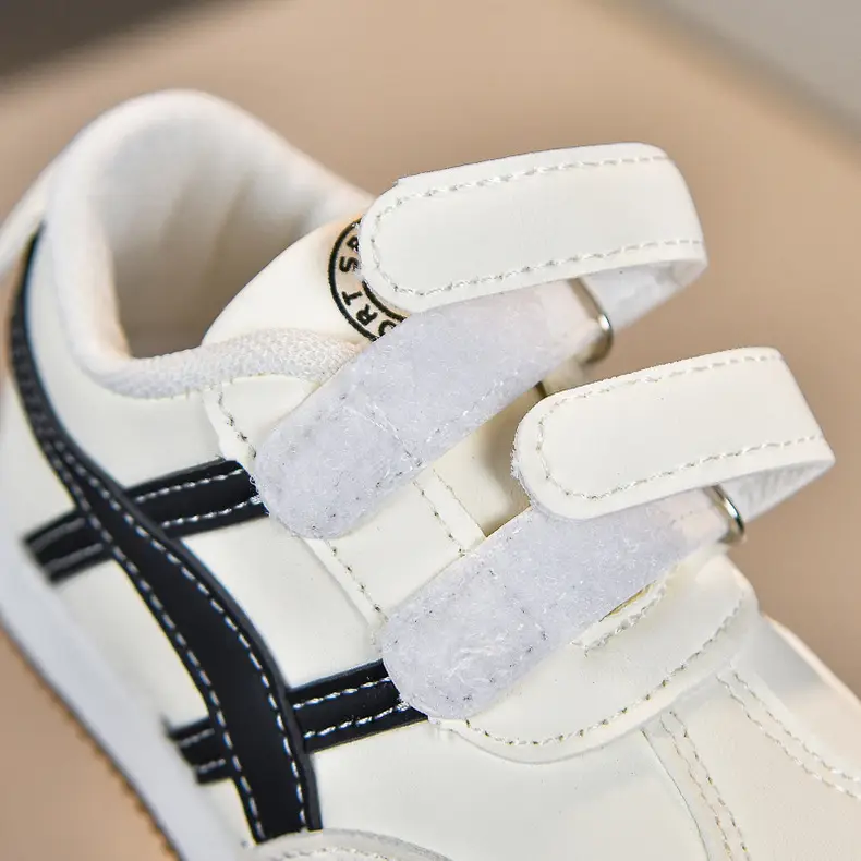White Kids Sneakers with Velcro Closure — feature 40