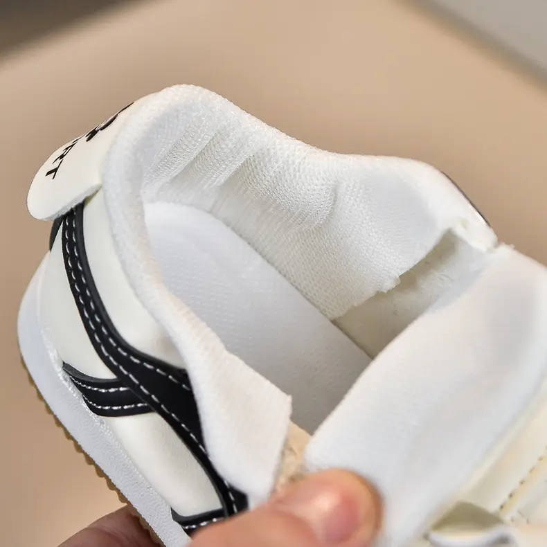 White Kids Sneakers with Velcro Closure — feature 41